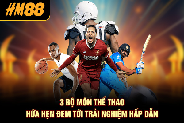 3 bộ môn thể thao hứa hẹn đem tới trải nghiệm hấp dẫn